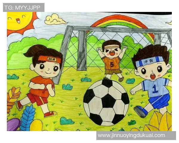 儿童班级足球明星画展现小小运动员的梦想与激情